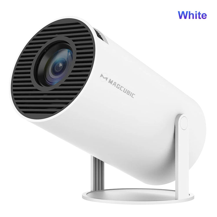 Projector Android 11 4K 1280*720P HY300 Dual Wifi 260ANSI 180°Flexible BT5.0 Cinema Outdoor Portable Projetor HY300 Pro--Rambla Store