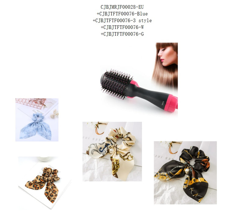One-Step Electric Hair Dryer Comb Multifunctional Comb Straightener Hair Curling-0-Rambla Store