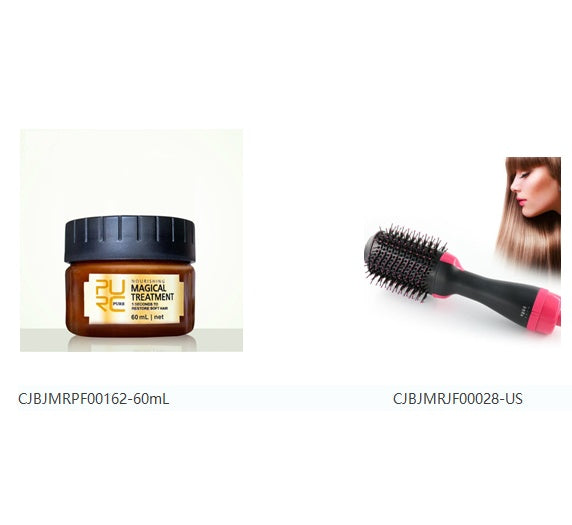 One-Step Electric Hair Dryer Comb Multifunctional Comb Straightener Hair Curling-0-Rambla Store