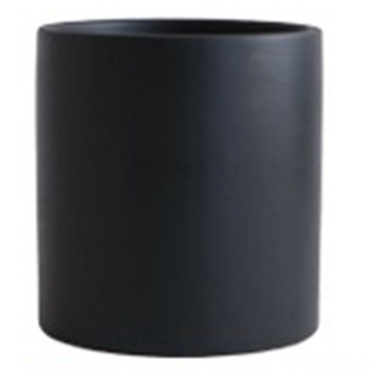 Nordic Industrial Style Colorful Ceramic Flowerpot Succulent Planter Green Plants Cylindrical Shape Flower Pot With Hole Tray-0-Rambla Store