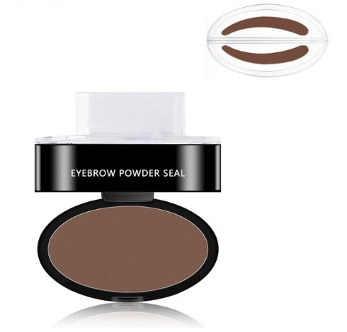 Eyebrow Powder Stamp Tint Stencil Kit Cosmetics Professional Makeup Waterproof Eye Brow Stamp Lift Eyebrow Enhancers Stencil Kit-0-Rambla Store