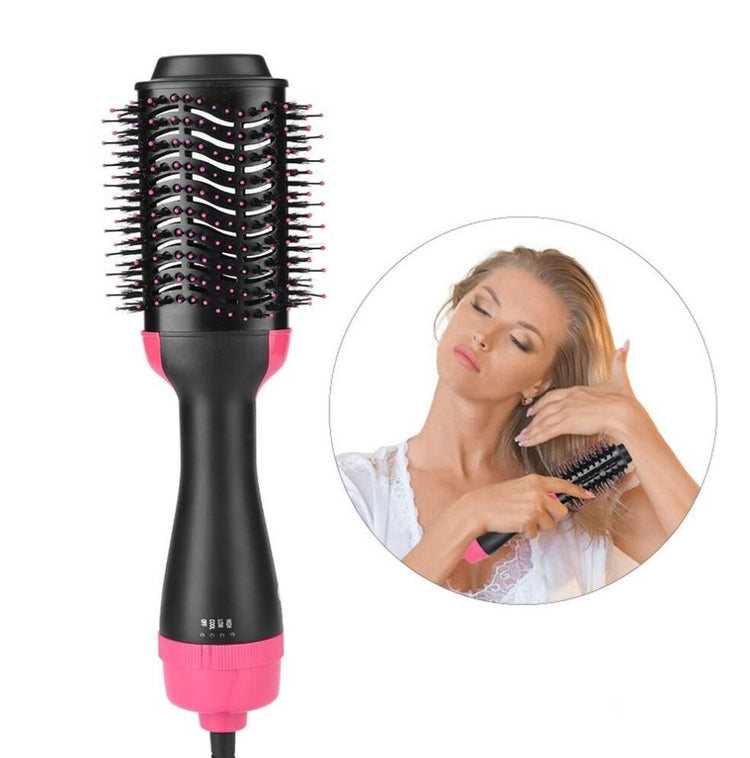 One-Step Electric Hair Dryer Comb Multifunctional Comb Straightener Hair Curling-0-Rambla Store