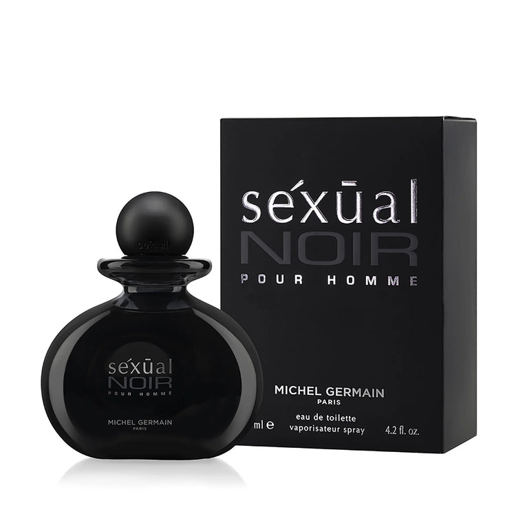 Sexual Noir Pour Homme, Cologne for Men, 4.2 Oz EDT Spray.