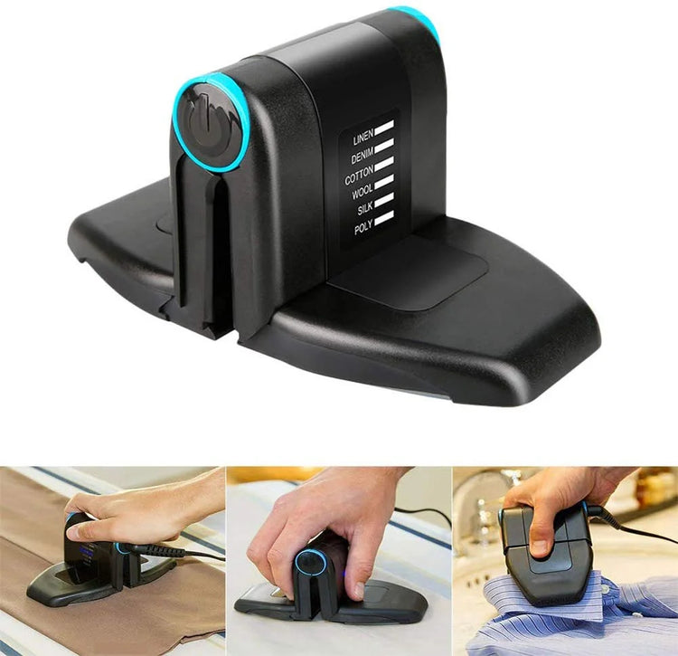 "" Folding Mini Travel Iron,Portable Electric Iron Double Ironing with anti Slip Handle and Non-Stick Soleplate Portable Hand Held Steam Iron for Clothes..