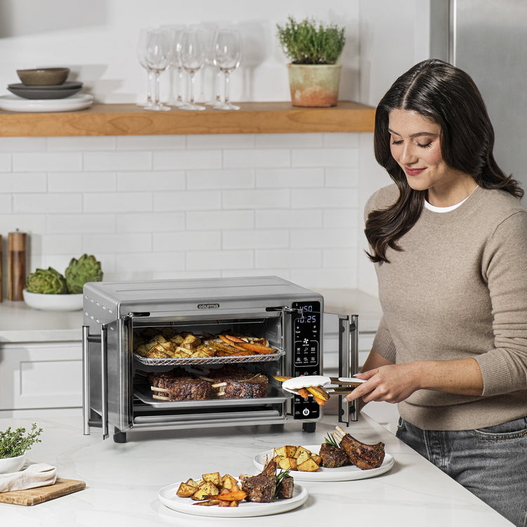 6-Slice Digital Toaster Oven Air Fryer with 19 One-Touch Presets in Stainless Steel--Rambla Store