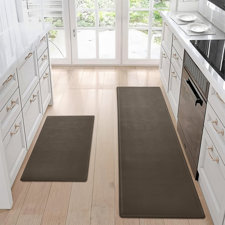 Kitchen Floor Mat Two-piece Set Of Non-slip, Waterproof And Easy To Scrub For Home, Kitchen-4-Rambla Store