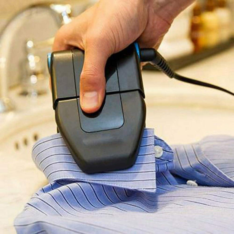 "" Folding Mini Travel Iron,Portable Electric Iron Double Ironing with anti Slip Handle and Non-Stick Soleplate Portable Hand Held Steam Iron for Clothes..