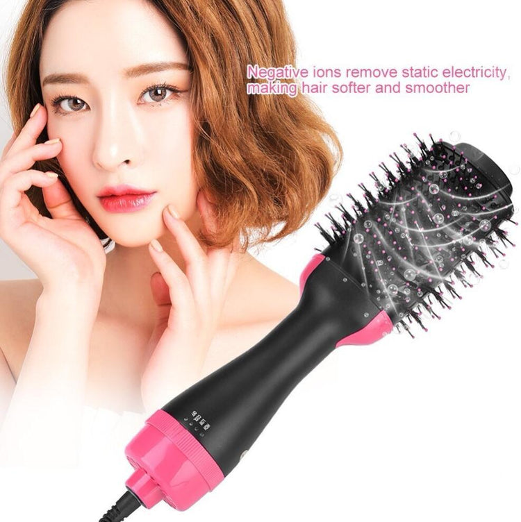 One-Step Electric Hair Dryer Comb Multifunctional Comb Straightener Hair Curling-0-Rambla Store