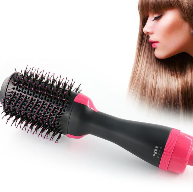 One-Step Electric Hair Dryer Comb Multifunctional Comb Straightener Hair Curling-0-Rambla Store