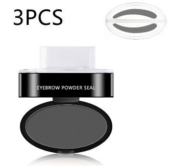 Eyebrow Powder Stamp Tint Stencil Kit Cosmetics Professional Makeup Waterproof Eye Brow Stamp Lift Eyebrow Enhancers Stencil Kit-0-Rambla Store