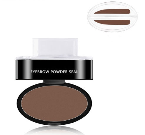 Eyebrow Powder Stamp Tint Stencil Kit Cosmetics Professional Makeup Waterproof Eye Brow Stamp Lift Eyebrow Enhancers Stencil Kit-0-Rambla Store
