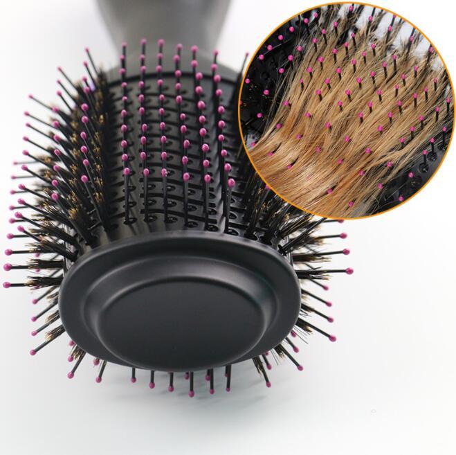 One-Step Electric Hair Dryer Comb Multifunctional Comb Straightener Hair Curling-0-Rambla Store
