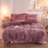 Luxury Thick Fleece Duvet Cover Queen King Winter Warm Bed Quilt Cover Pillowcase Fluffy Plush Shaggy Bedclothes Bedding Set Winter Body Keep Warm-0-Rambla Store