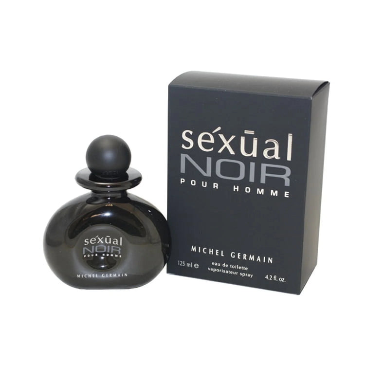 Sexual Noir Pour Homme, Cologne for Men, 4.2 Oz EDT Spray.