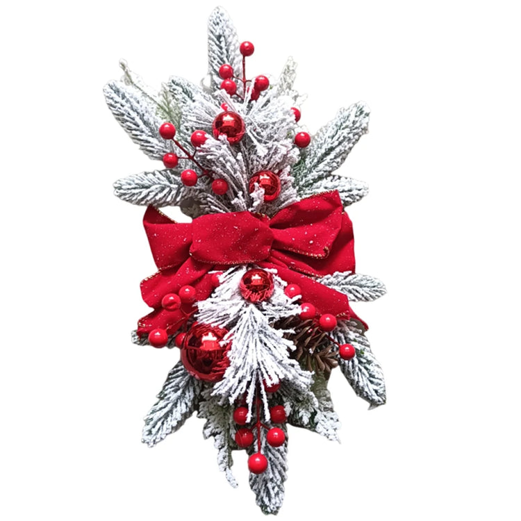 Christmas Wreath Garland - Festive Door Window Decoration--Rambla Store