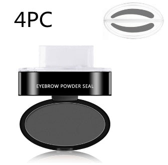 Eyebrow Powder Stamp Tint Stencil Kit Cosmetics Professional Makeup Waterproof Eye Brow Stamp Lift Eyebrow Enhancers Stencil Kit-0-Rambla Store