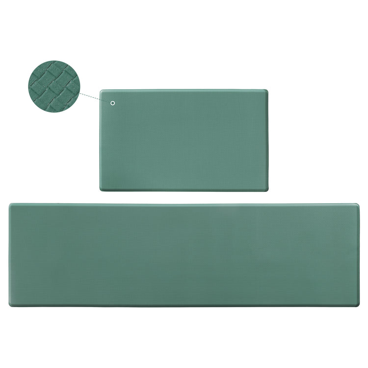 Kitchen Floor Mat Two-piece Set Of Non-slip, Waterproof And Easy To Scrub For Home, Kitchen-4-Rambla Store