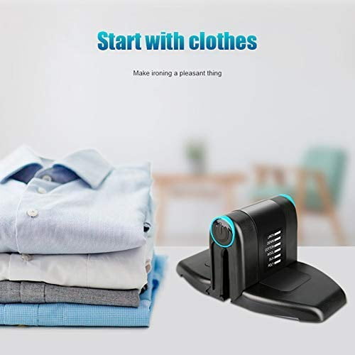 "" Folding Mini Travel Iron,Portable Electric Iron Double Ironing with anti Slip Handle and Non-Stick Soleplate Portable Hand Held Steam Iron for Clothes..