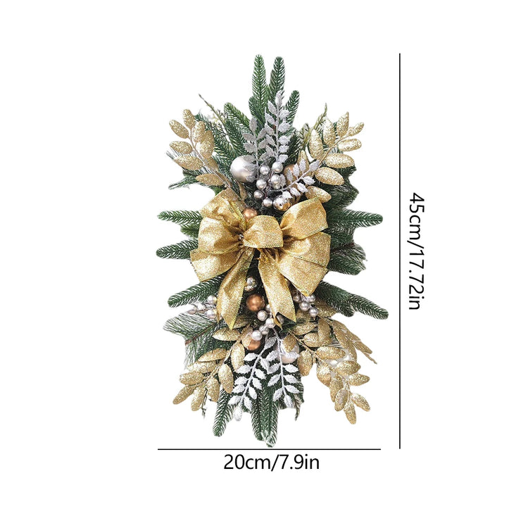 Christmas Wreath Garland - Festive Door Window Decoration--Rambla Store