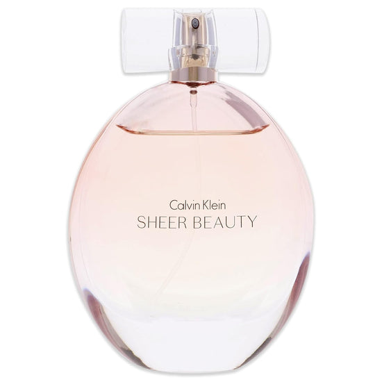 Sheer Beauty by Calvin Klein Eau De Toilette Spray for Women, 3.4 oz.