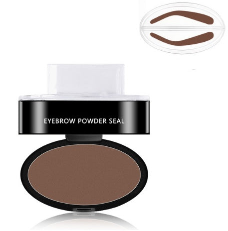 Eyebrow Powder Stamp Tint Stencil Kit Cosmetics Professional Makeup Waterproof Eye Brow Stamp Lift Eyebrow Enhancers Stencil Kit-0-Rambla Store