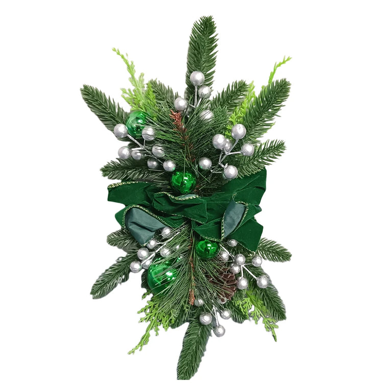 Christmas Wreath Garland - Festive Door Window Decoration--Rambla Store