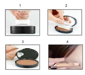 Eyebrow Powder Stamp Tint Stencil Kit Cosmetics Professional Makeup Waterproof Eye Brow Stamp Lift Eyebrow Enhancers Stencil Kit-0-Rambla Store