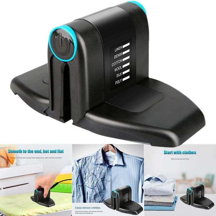 "" Folding Mini Travel Iron,Portable Electric Iron Double Ironing with anti Slip Handle and Non-Stick Soleplate Portable Hand Held Steam Iron for Clothes..