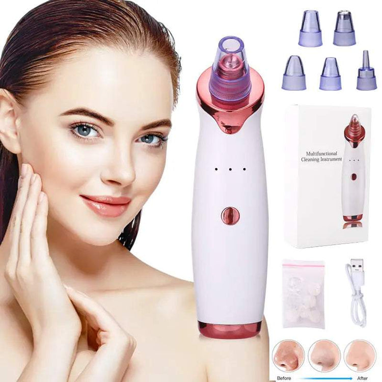 Blackhead Remover Instrument Black Dot Remover Acne Vacuum Suction Face Clean Black Head Pore Cleaning Beauty Skin Care Tool-5-Rambla Store