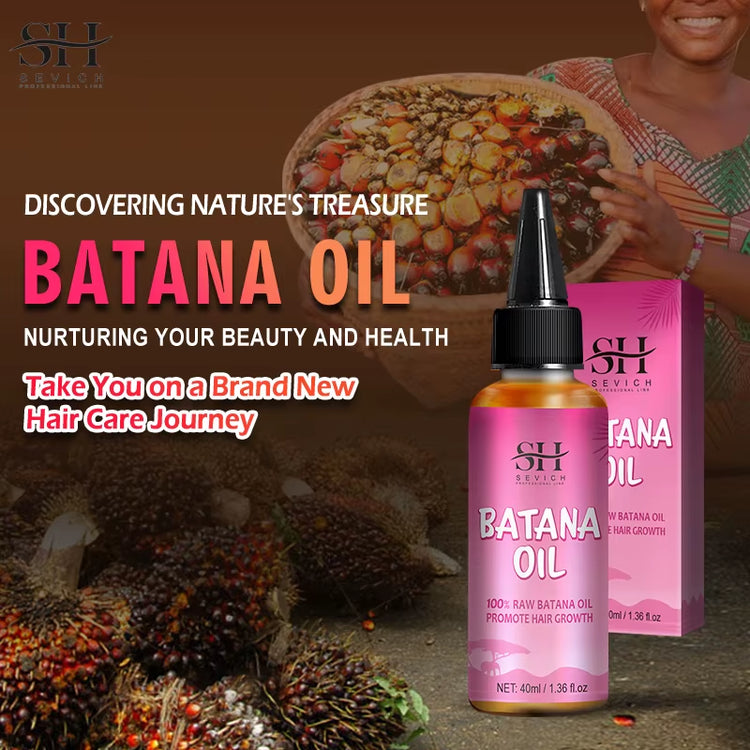Batana Hair Growth Oil for Black Women 100% Natural Batana Butter for Hair Loss Treatment for Black Men & Women Hair Care
