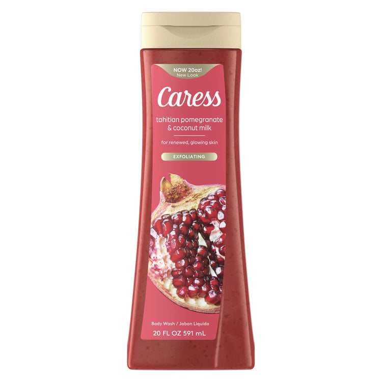 Body Wash for Women, Tahitian Pomegranate & Coconut Shower Gel for Dry Skin 20 Oz.