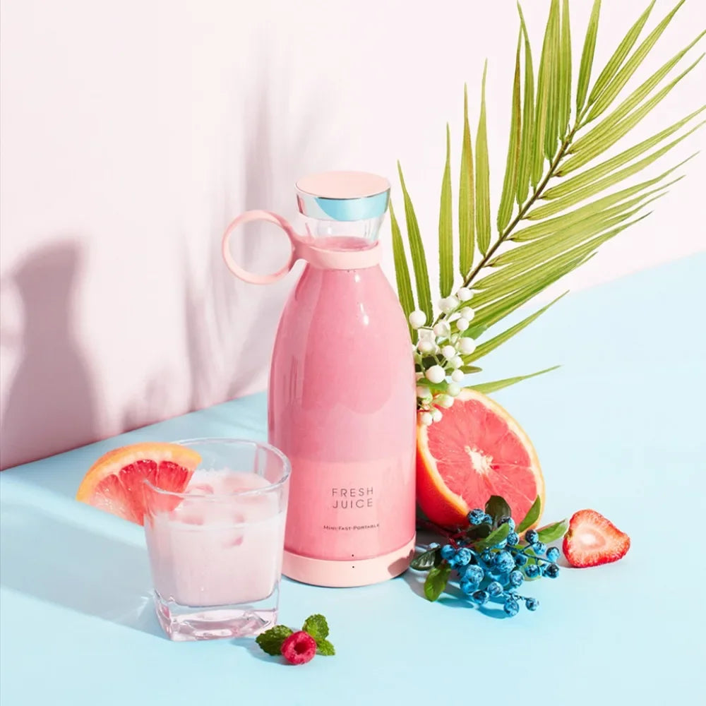 Rechargeable Mixers Fresh Fruit Juicers Usb Portable Juicers Bottle Mini Fast Electric Portable Blender Smoothie Kitchen Gadgets.