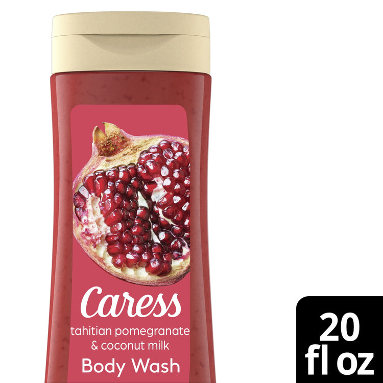 Body Wash for Women, Tahitian Pomegranate & Coconut Shower Gel for Dry Skin 20 Oz.