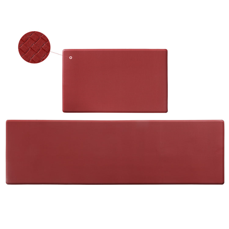 Kitchen Floor Mat Two-piece Set Of Non-slip, Waterproof And Easy To Scrub For Home, Kitchen-4-Rambla Store