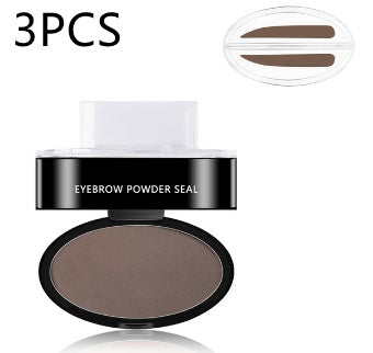 Eyebrow Powder Stamp Tint Stencil Kit Cosmetics Professional Makeup Waterproof Eye Brow Stamp Lift Eyebrow Enhancers Stencil Kit-0-Rambla Store