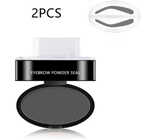 Eyebrow Powder Stamp Tint Stencil Kit Cosmetics Professional Makeup Waterproof Eye Brow Stamp Lift Eyebrow Enhancers Stencil Kit-0-Rambla Store