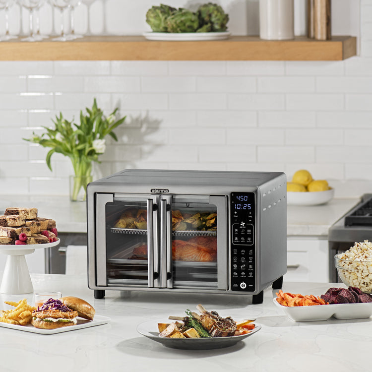 6-Slice Digital Toaster Oven Air Fryer with 19 One-Touch Presets in Stainless Steel--Rambla Store