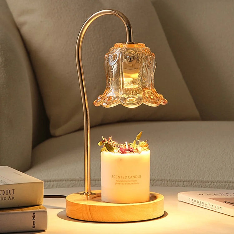 Fragrance Candle Warmer Lamp with 2 Bulbs, Electric Candle Warmer with Timer & Dimmer, Mothers Day Gifts for Mom, House Warming Gifts New Home Bedroom Decor--Rambla Store