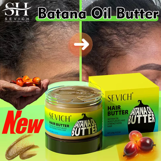 Batana Oil Butter 120G Pure Batana Oil for Hair Growth Treating Hair Loss Anti-Breakage Hair Mask for Men & Women 4.23 oz