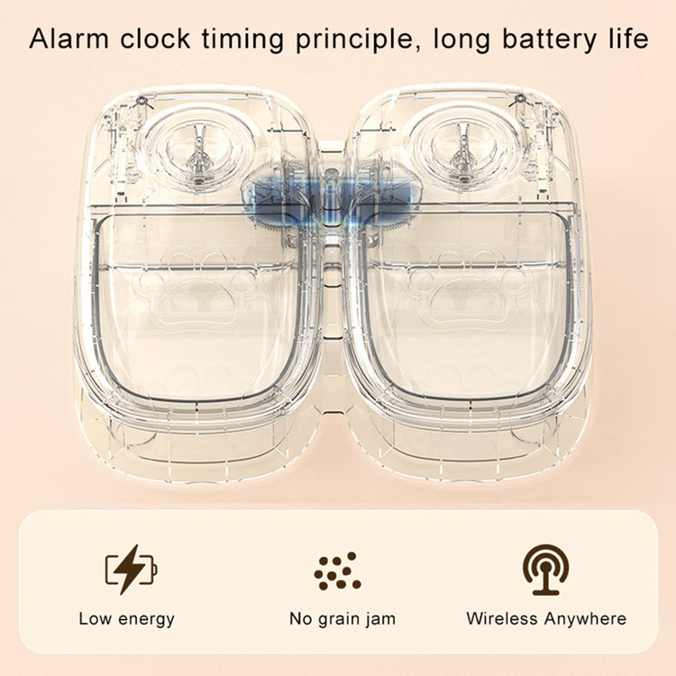 Automatic Pet Feeder Smart Food Dispenser For Cats Dogs Timer Stainless Steel Bowl Auto Dog Cat Pet Feeding Pets Supplies-0-Rambla Store