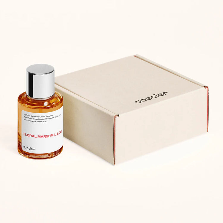 Floral Marshmallow by Dossier Eau de Parfum. Size: 50ml / 1.7oz. Inspired by Kilian&