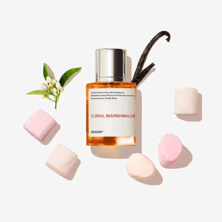 Floral Marshmallow by Dossier Eau de Parfum. Size: 50ml / 1.7oz. Inspired by Kilian&