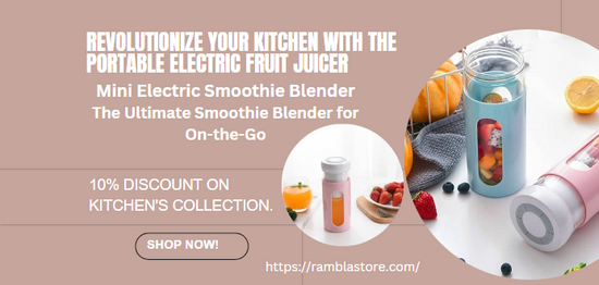 Revolutionize Your Kitchen with the Portable Electric Fruit Juicer: The Ultimate Smoothie Blender for On-the-Go