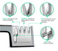 A Four-in-one Family Uses A Sharpener To Sharpen A Kitchen Knife-0-Rambla Store