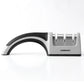 A Four-in-one Family Uses A Sharpener To Sharpen A Kitchen Knife-0-Rambla Store
