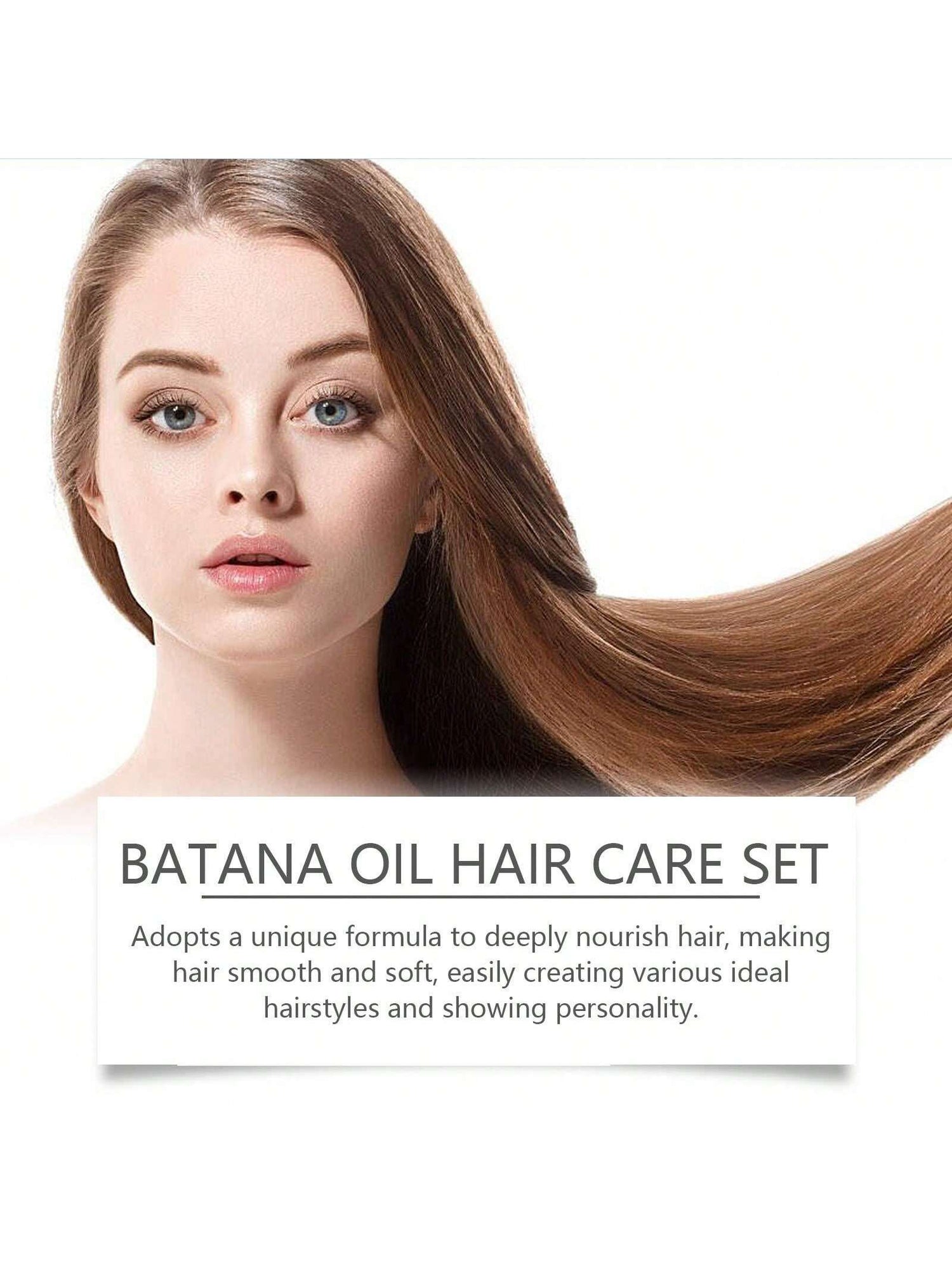 Batana Oil Volumizing Hair Care Set – 3-In-1 Fullness & Shine Boost Volume + Nourish + Glow