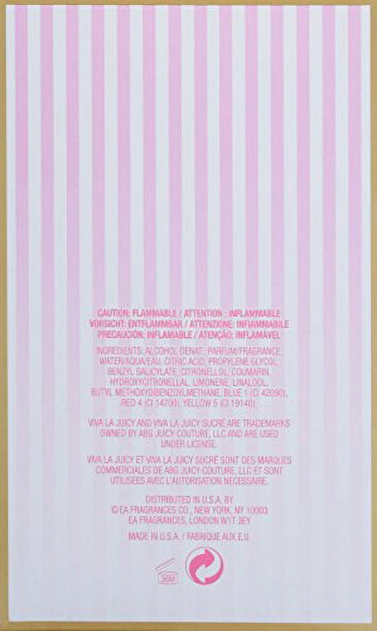 Viva La Juicy Sucre  Perfume for Women 3.4 Oz.