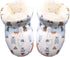 Warm F𝐮r Baby Boots Baby Boys Girls Fleece Knit Winter Warm Snow Soft Sole 𝐂rib Shoes Winter Booties for Newborn.