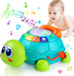 Baby Toys 12-18 Months, Light up Baby Toys 6 to 12 Months Musical Turtle with Letters Numbers Phone Infant Baby Toys for 6 9 12 18 Months Educational Learning Toys--Rambla Store