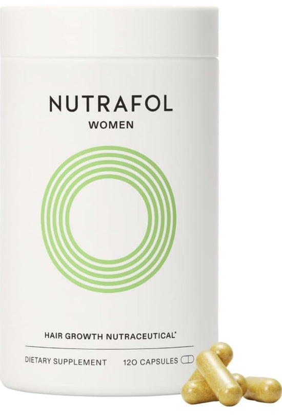 Nutrafol Women’s Hair Growth Supplement - Supports Thicker, Fuller Hair for Women 18-44. 120 Capsules